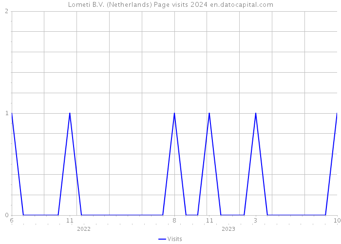Lometi B.V. (Netherlands) Page visits 2024 