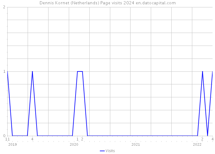 Dennis Kornet (Netherlands) Page visits 2024 