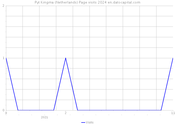 Pyt Kingma (Netherlands) Page visits 2024 