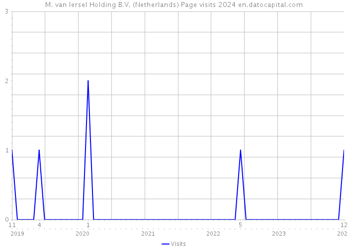 M. van Iersel Holding B.V. (Netherlands) Page visits 2024 