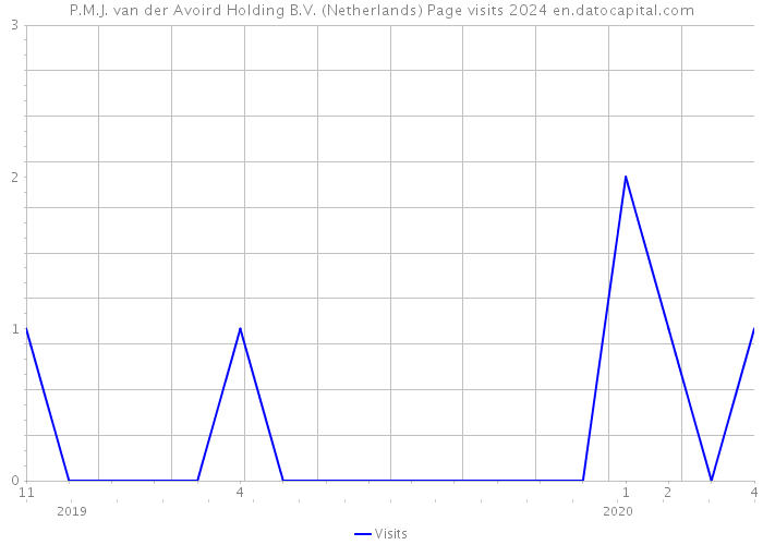 P.M.J. van der Avoird Holding B.V. (Netherlands) Page visits 2024 