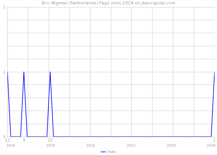 Eric Wigman (Netherlands) Page visits 2024 