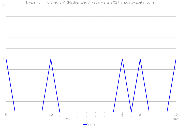 H. van Tuijl Holding B.V. (Netherlands) Page visits 2024 
