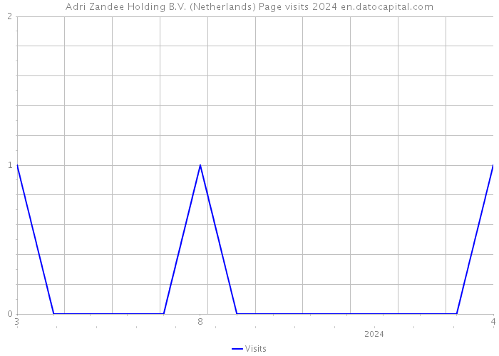 Adri Zandee Holding B.V. (Netherlands) Page visits 2024 