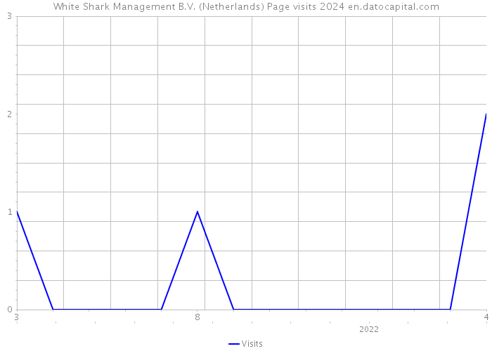 White Shark Management B.V. (Netherlands) Page visits 2024 