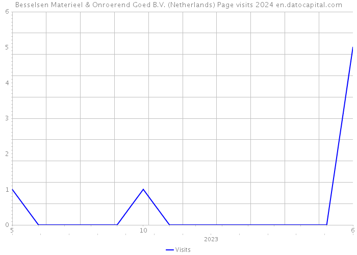 Besselsen Materieel & Onroerend Goed B.V. (Netherlands) Page visits 2024 