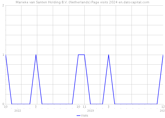 Marieke van Santen Holding B.V. (Netherlands) Page visits 2024 