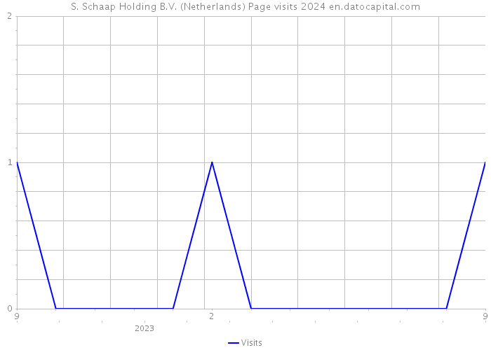 S. Schaap Holding B.V. (Netherlands) Page visits 2024 