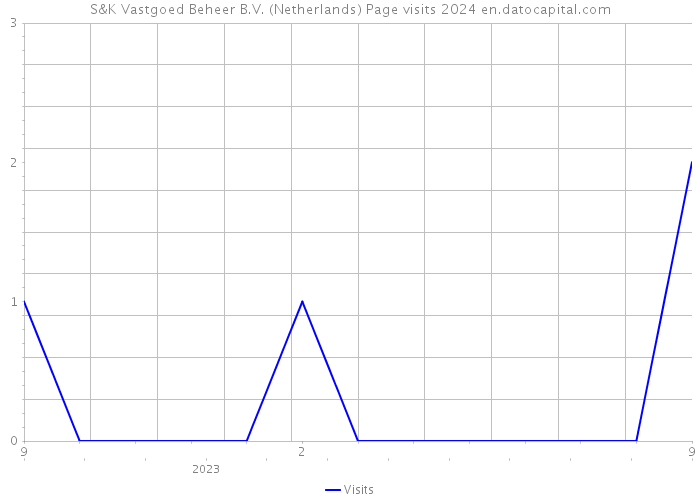 S&K Vastgoed Beheer B.V. (Netherlands) Page visits 2024 