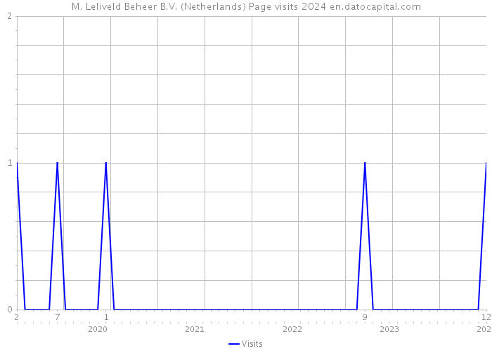 M. Leliveld Beheer B.V. (Netherlands) Page visits 2024 