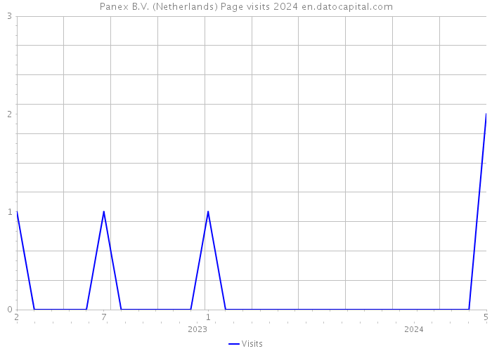Panex B.V. (Netherlands) Page visits 2024 