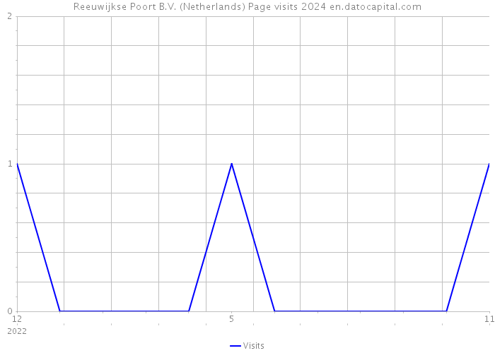 Reeuwijkse Poort B.V. (Netherlands) Page visits 2024 