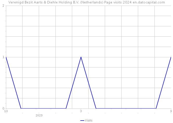 Verenigd Bezit Aarts & Diehle Holding B.V. (Netherlands) Page visits 2024 