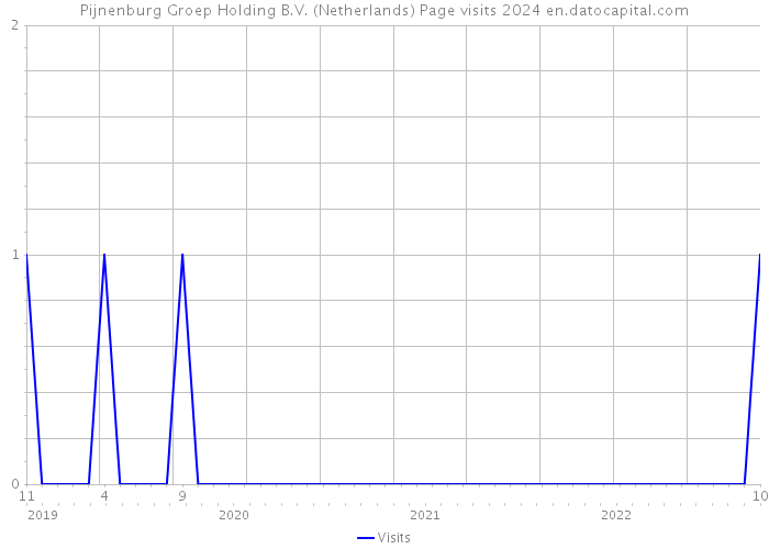 Pijnenburg Groep Holding B.V. (Netherlands) Page visits 2024 