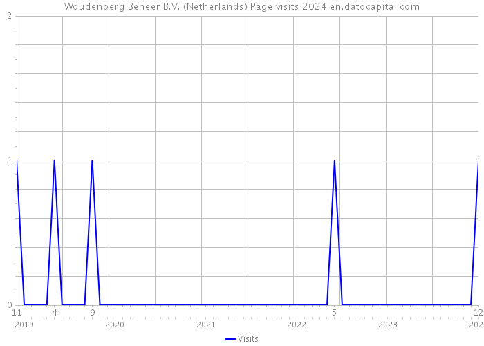 Woudenberg Beheer B.V. (Netherlands) Page visits 2024 
