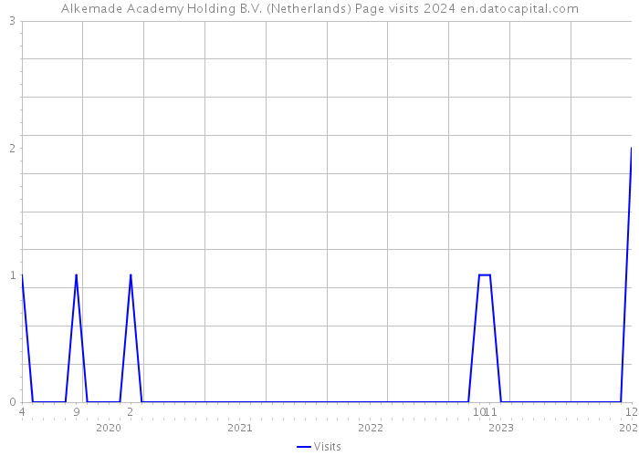 Alkemade Academy Holding B.V. (Netherlands) Page visits 2024 