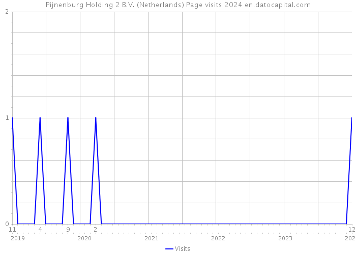 Pijnenburg Holding 2 B.V. (Netherlands) Page visits 2024 