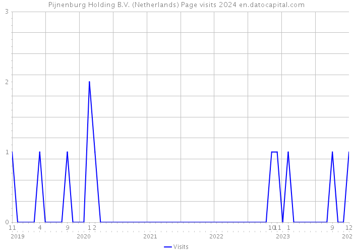 Pijnenburg Holding B.V. (Netherlands) Page visits 2024 
