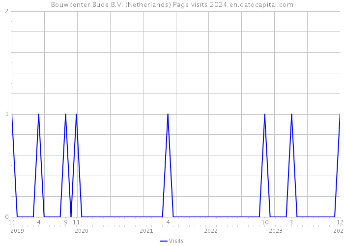 Bouwcenter Bude B.V. (Netherlands) Page visits 2024 