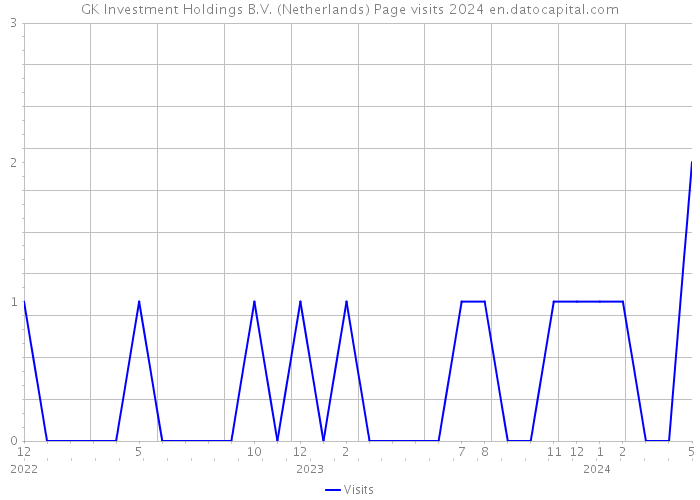 GK Investment Holdings B.V. (Netherlands) Page visits 2024 