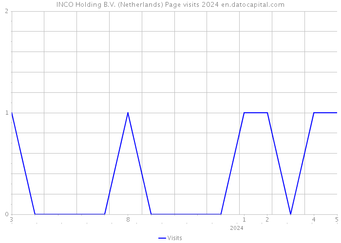 INCO Holding B.V. (Netherlands) Page visits 2024 