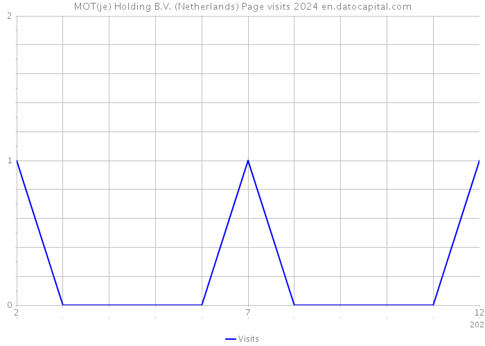 MOT(je) Holding B.V. (Netherlands) Page visits 2024 