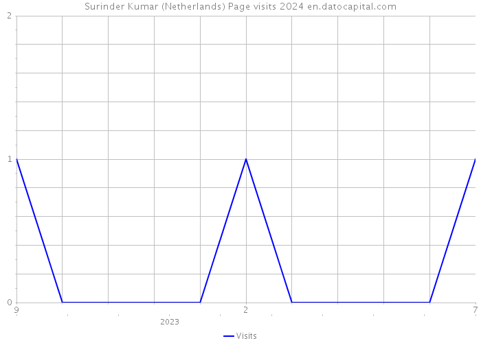 Surinder Kumar (Netherlands) Page visits 2024 
