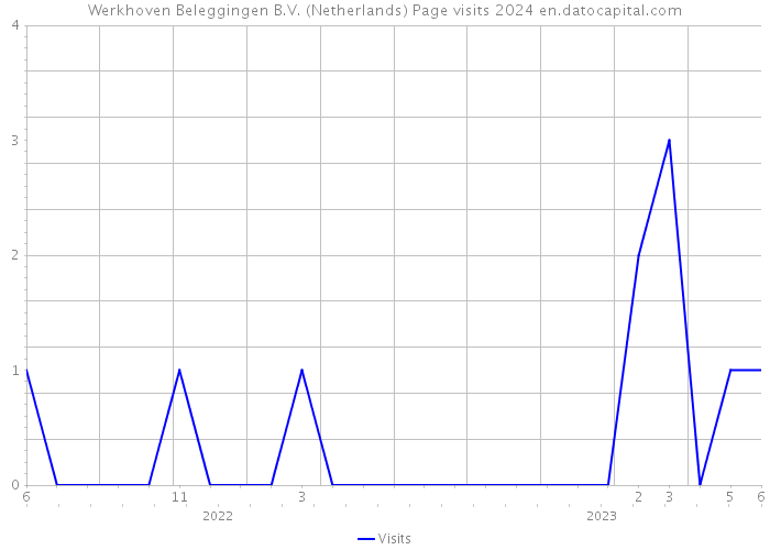 Werkhoven Beleggingen B.V. (Netherlands) Page visits 2024 
