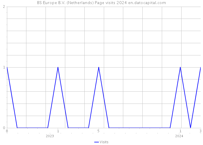 BS Europe B.V. (Netherlands) Page visits 2024 