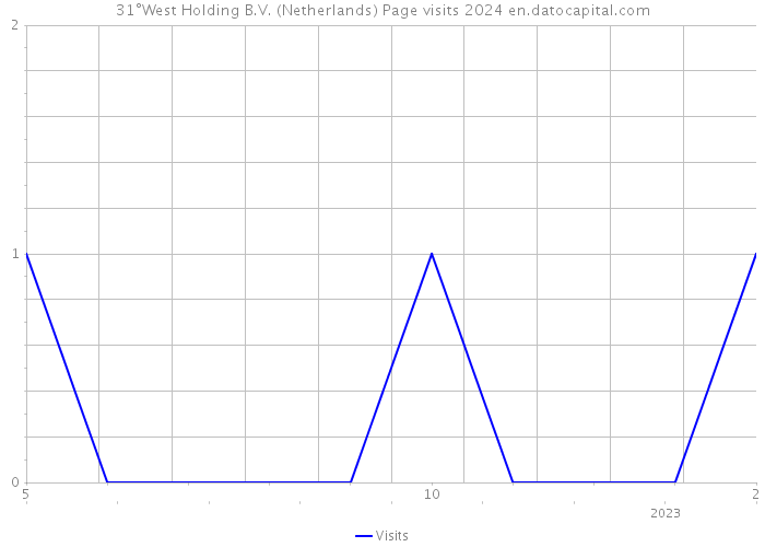 31°West Holding B.V. (Netherlands) Page visits 2024 