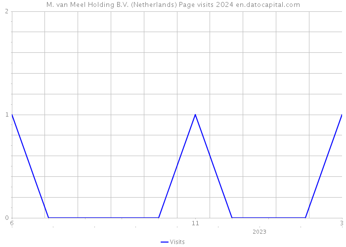 M. van Meel Holding B.V. (Netherlands) Page visits 2024 