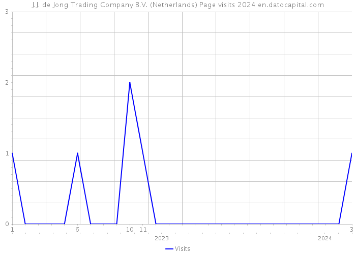 J.J. de Jong Trading Company B.V. (Netherlands) Page visits 2024 