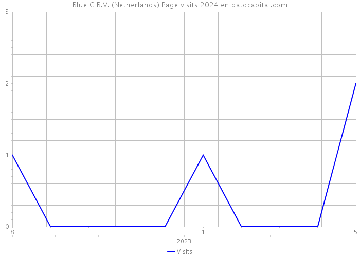 Blue C B.V. (Netherlands) Page visits 2024 