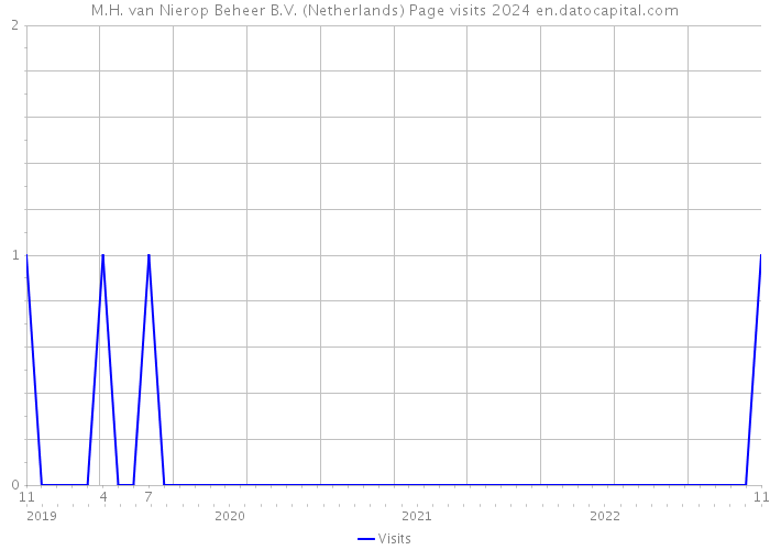 M.H. van Nierop Beheer B.V. (Netherlands) Page visits 2024 