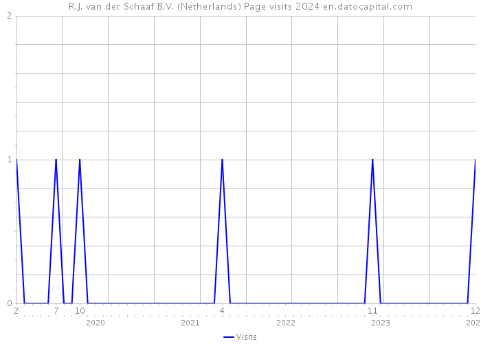 R.J. van der Schaaf B.V. (Netherlands) Page visits 2024 