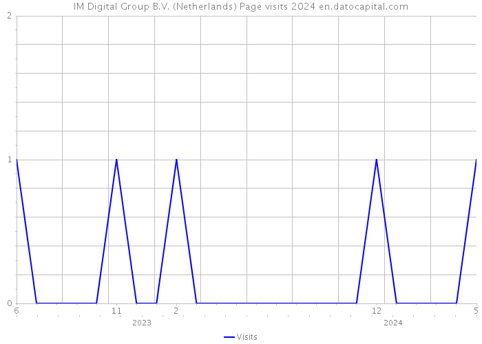 IM Digital Group B.V. (Netherlands) Page visits 2024 