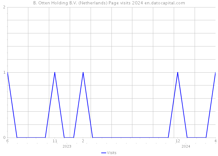 B. Otten Holding B.V. (Netherlands) Page visits 2024 
