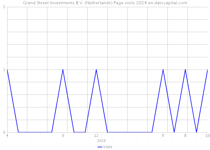 Grand Street Investments B.V. (Netherlands) Page visits 2024 