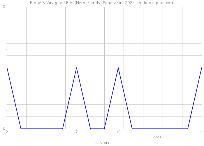 Ringers Vastgoed B.V. (Netherlands) Page visits 2024 