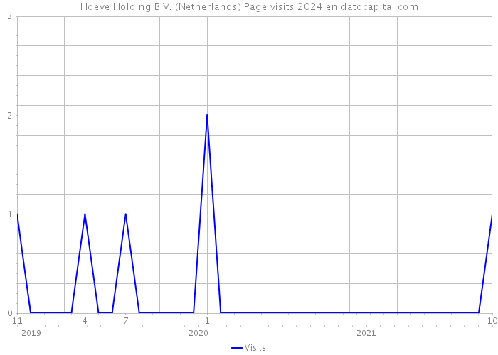 Hoeve Holding B.V. (Netherlands) Page visits 2024 