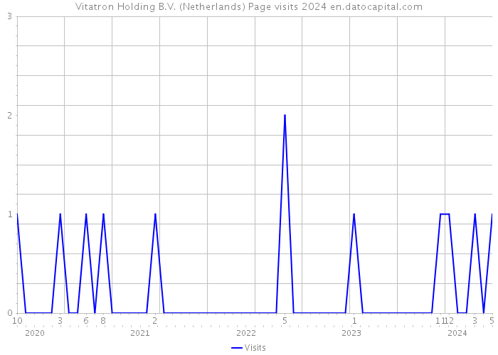 Vitatron Holding B.V. (Netherlands) Page visits 2024 