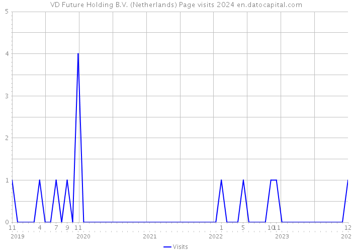 VD Future Holding B.V. (Netherlands) Page visits 2024 