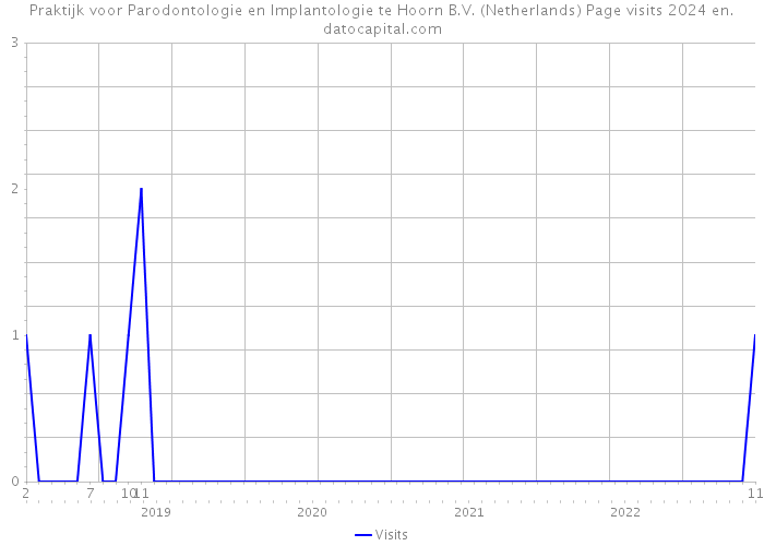 Praktijk voor Parodontologie en Implantologie te Hoorn B.V. (Netherlands) Page visits 2024 