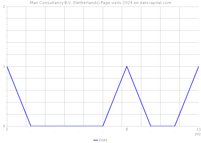 Man Consultancy B.V. (Netherlands) Page visits 2024 