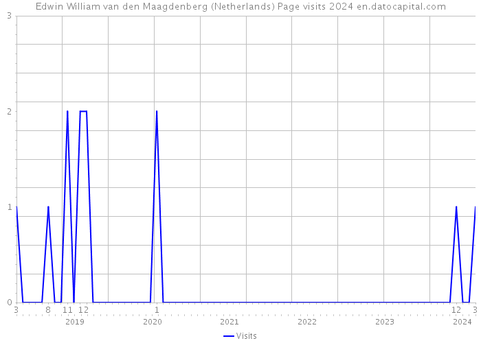 Edwin William van den Maagdenberg (Netherlands) Page visits 2024 