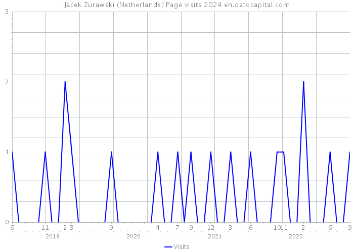 Jacek Zurawski (Netherlands) Page visits 2024 