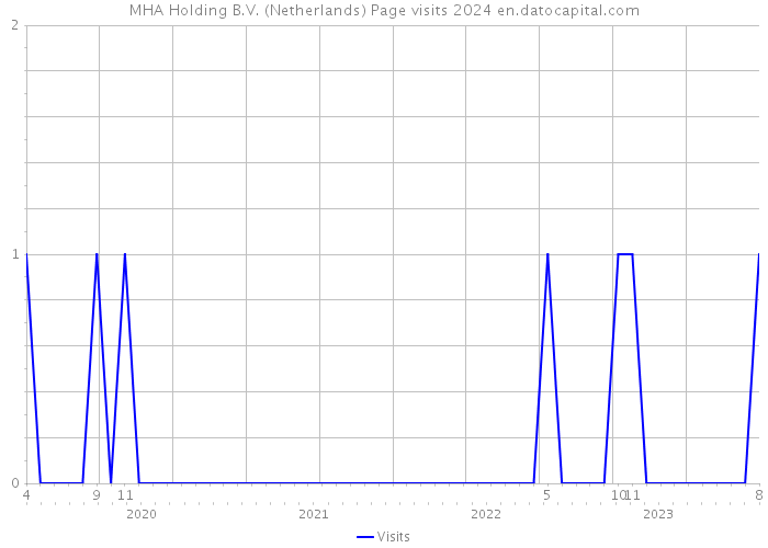 MHA Holding B.V. (Netherlands) Page visits 2024 