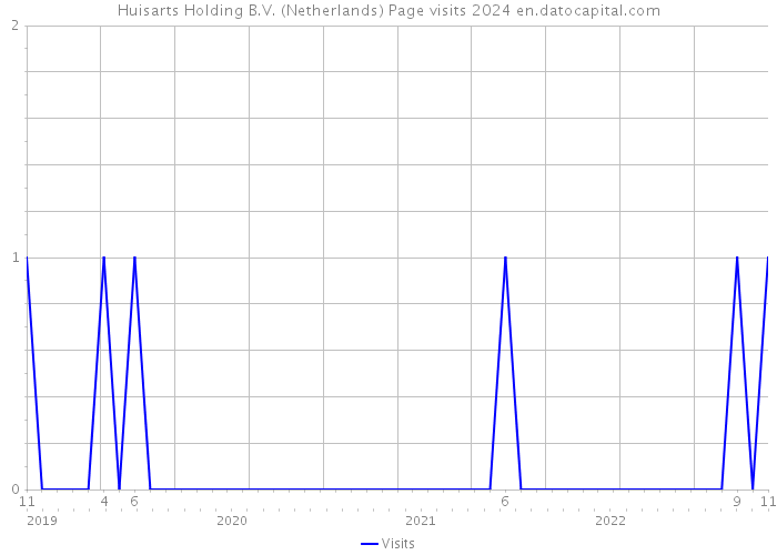 Huisarts Holding B.V. (Netherlands) Page visits 2024 