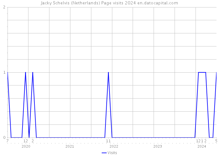 Jacky Schelvis (Netherlands) Page visits 2024 