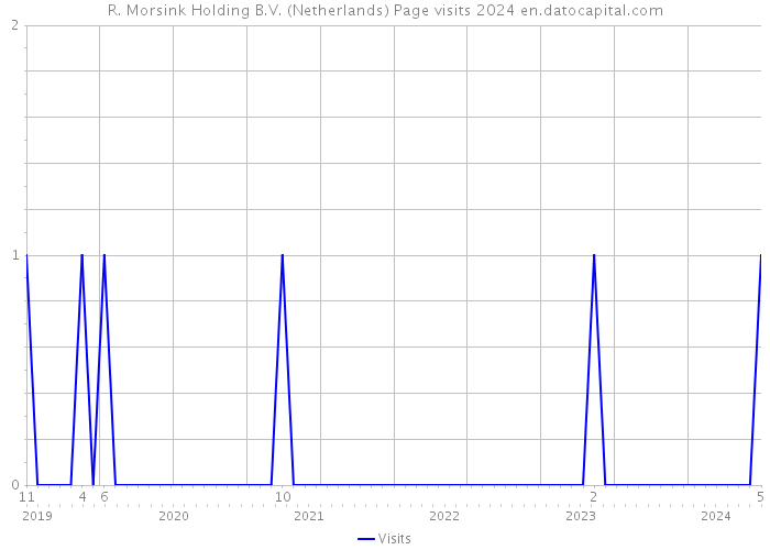R. Morsink Holding B.V. (Netherlands) Page visits 2024 
